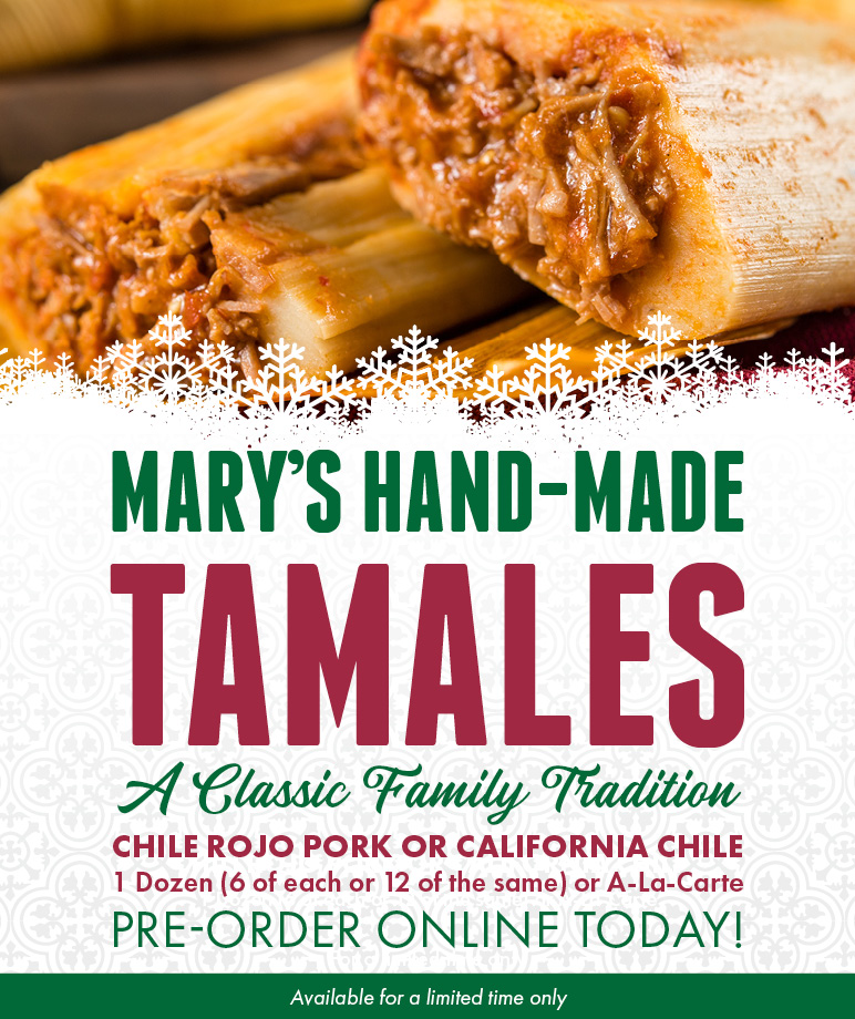 Mary's Handmade Tamales, a Family Holiday Tradition from Miguel's Restaurant