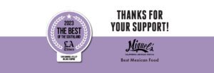 Miguel's Restaurant voted Best Mexican Restaurant by the LA Times!